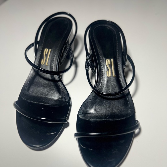 Black Strap Sandals - Picture 3 of 3